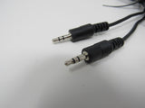 Standard Audio Jack 3.5-mm Connector Cable Length 5.5ft Male -- Used