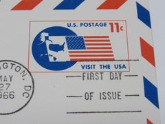 USPS Scott UXC5 Vintage 11c Visit The USA SIPEX First Day Of Issue -- New