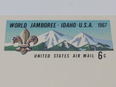 USPS Scott UXC7 Vintage 6c Boy Scouts Jamboree Idaho VF (Very Fine) Postal Card -- New