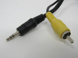 Standard Video Audio Stereo Jack Connector Cable RCA x3 Length 5.5ft Male -- New