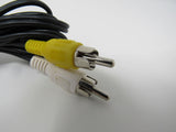 Standard Video Audio Connector Cable RCA x2 Length 5ft Male -- New