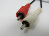 Standard Stereo Audio Connector Cable RCA x2 Length 40 Inches Male -- Used