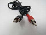 Standard Stereo Audio Connector Cable RCA x2 Length 33 Inches Male -- New