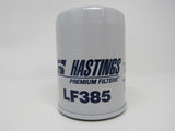 Hastings Full-Flow Lube Oil Spin-On Filter LF385 -- New