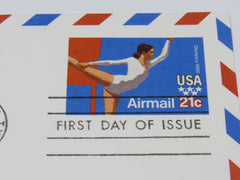 USPS Scott UXC18 Vintage 21c US Air Mail Moscow Olympics First Day Of Issue -- New