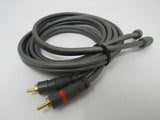 Standard Audio Connector Cable RCA x2 Length 6ft Male -- New