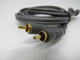 Standard Audio Connector Cable RCA x2 Length 6ft Male -- New