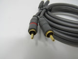 Standard Audio Connector Cable RCA x2 Length 6ft Male -- New