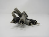 Standard Stereo Audio Connector Cable RCA x2 Length 5ft Male -- Used