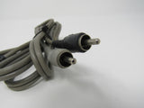 Standard Stereo Audio Connector Cable RCA x2 Length 5ft Male -- Used