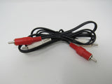 Standard Stereo Audio Connector Cable RCA x2 Length 3ft Male -- New