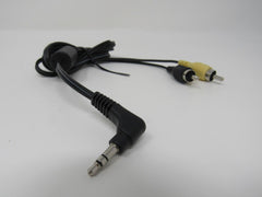 Standard Audio Video Jack Connector Cable RCA x2 Length 4ft Jack Tip 3.5mm Male -- New