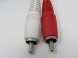 Standard Stereo Audio Connector Cable RCA x2 Length 6ft Male -- New