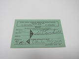 USPS Vintage Official Business Receipt Registered Mail Used F (Fine) Postal Card -- Used