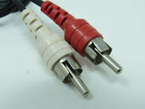 Standard Stereo Audio Connector Cable RCA x2 Length 28 Inches Male -- Used