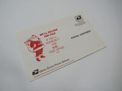 USPS Vintage Postal Customer We'll Deliver For Yule VF (Very Fine) Postal Card -- New