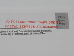 USPS Vintage Speed Mail Change of Address VF (Very Fine) Postal Card -- New