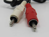 Standard Stereo Audio Connector Cable RCA x2 Length 3ft Male -- New