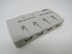 Newpoint 4 Port USB Hub Universal Series Bus -- Used