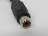 Standard Audio Y Splitter Connector Cable RCA Length 6 Inches Male Female -- New