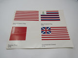 USPS UX317-36 20c USA 4 Flags Sheet Continental Colors F (Fine) Postal Card -- New