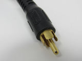 Standard Mono Audio Connector Cable RCA x1 Length 5.5ft Male -- New