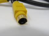 Standard S Video RCA Adaptor Connector Cable Length 3ft Male -- Used