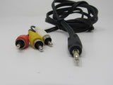 Standard Video Audio Stereo 3.5-mm Jack Adapter Cable Length 55 Inches Male -- New