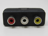 Standard TV Multi Cable Sound Vision Input Adapter Video Female L Mono R Audio -- New