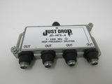 Just Drop High Frequency Splitter 5-2300MHz JD-HFS-4 -- Used