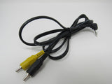Standard Video Audio 3.5-mm Jack Adapter Cable RCA x2 Length 4.5ft Male -- New