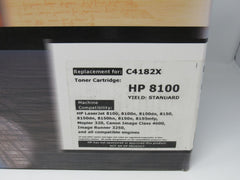 Premium Toner Cartridge Compatible HP8100 Black C4182X Standard Yield -- New