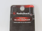 Radio Shack Snap In RJ-45 Coupler Off White Connects Cable to Cable 278-2037 -- New