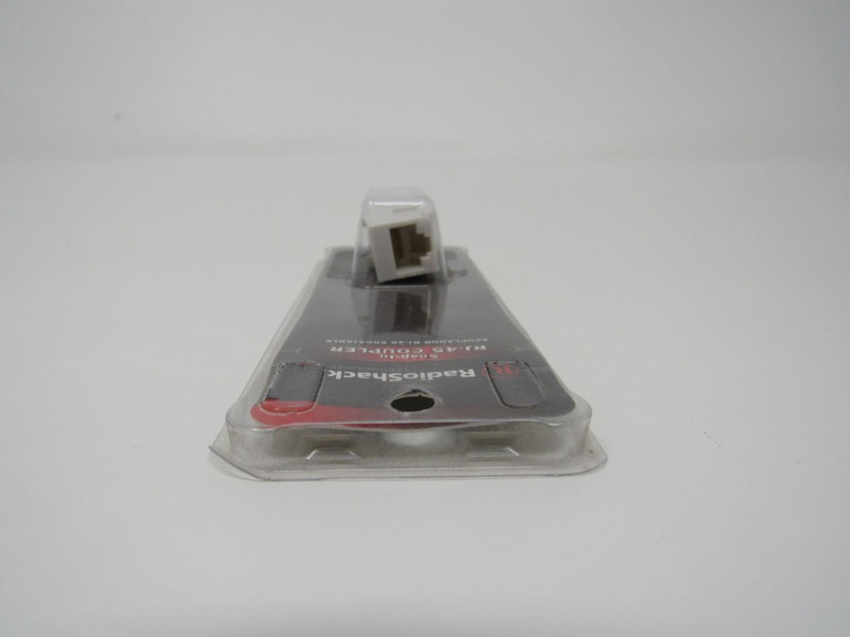 Radio Shack Snap In RJ-45 Coupler Off White Connects Cable to Cable 27