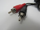 Standard Stereo Audio Connector Cable RCA x2 Length 5.5ft Male -- New