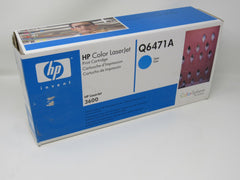 HP Print Cartridge LaserJet 3600 Q6471A Cyan Genuine/OEM -- New