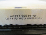 Hastings Air Filter Panel Element Premium Filters AF1103 -- New