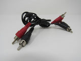 Standard Stereo Audio Splitter Cable RCA x2 Length 30 Inches Male Female -- Used