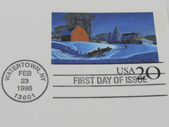 USPS Scott UX241 Vintage 20c USA Snow Mint Never Hinged/MNH First Day Of Issue -- New