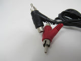 Standard Stereo Audio Splitter Cable RCA x2 Length 30 Inches Male Female -- Used