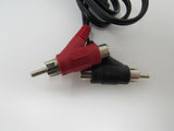 Standard Stereo Audio Splitter Cable RCA x2 Length 30 Inches Male Female -- Used