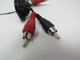 Standard Stereo Audio Splitter Cable RCA x2 Length 30 Inches Male Female -- Used