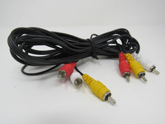 Standard Video Audio Stereo Connector Cable RCA x3 Length 9ft Male -- New