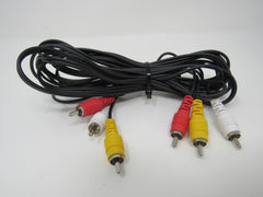 Standard Video Audio Stereo Connector Cable RCA x3 Length 9ft Male -- New