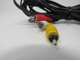 Standard Video Audio Stereo Connector Cable RCA x3 Length 9ft Male -- New