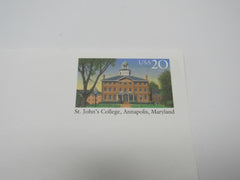 USPS Scott UX262 Vintage 20c St Johns College Mint Never Hinged/MNH Postal Card -- New