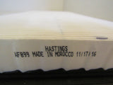 Hastings Air Filter Panel Element Premium Filters AF899 -- New