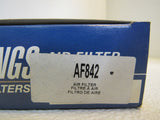 Hastings Air Filter Panel Element Premium Filters AF842 -- New