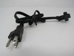 Volex Power Charger Cord Angled Length 3 ft NEMA 5-15P Non-Polar IEC C7 DUC5SA3 -- Used