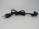 Volex Power Charger Cord Angled Length 3 ft NEMA 5-15P Non-Polar IEC C7 DUC5SA3 -- Used